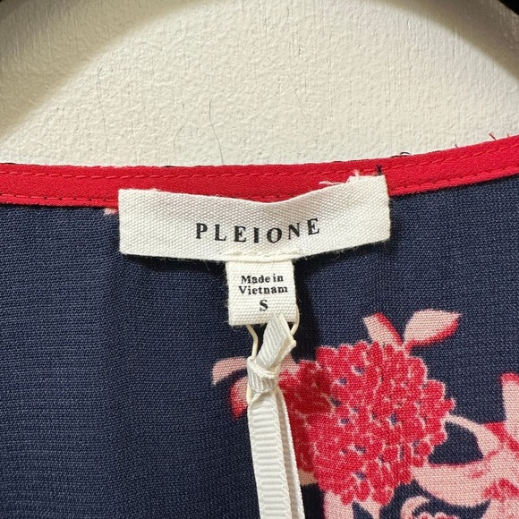 2/$30 Pleione Sleeveless Boho Floral Kimono Cardigan Size Small Boho Floral NWT - Picture 5 of 11